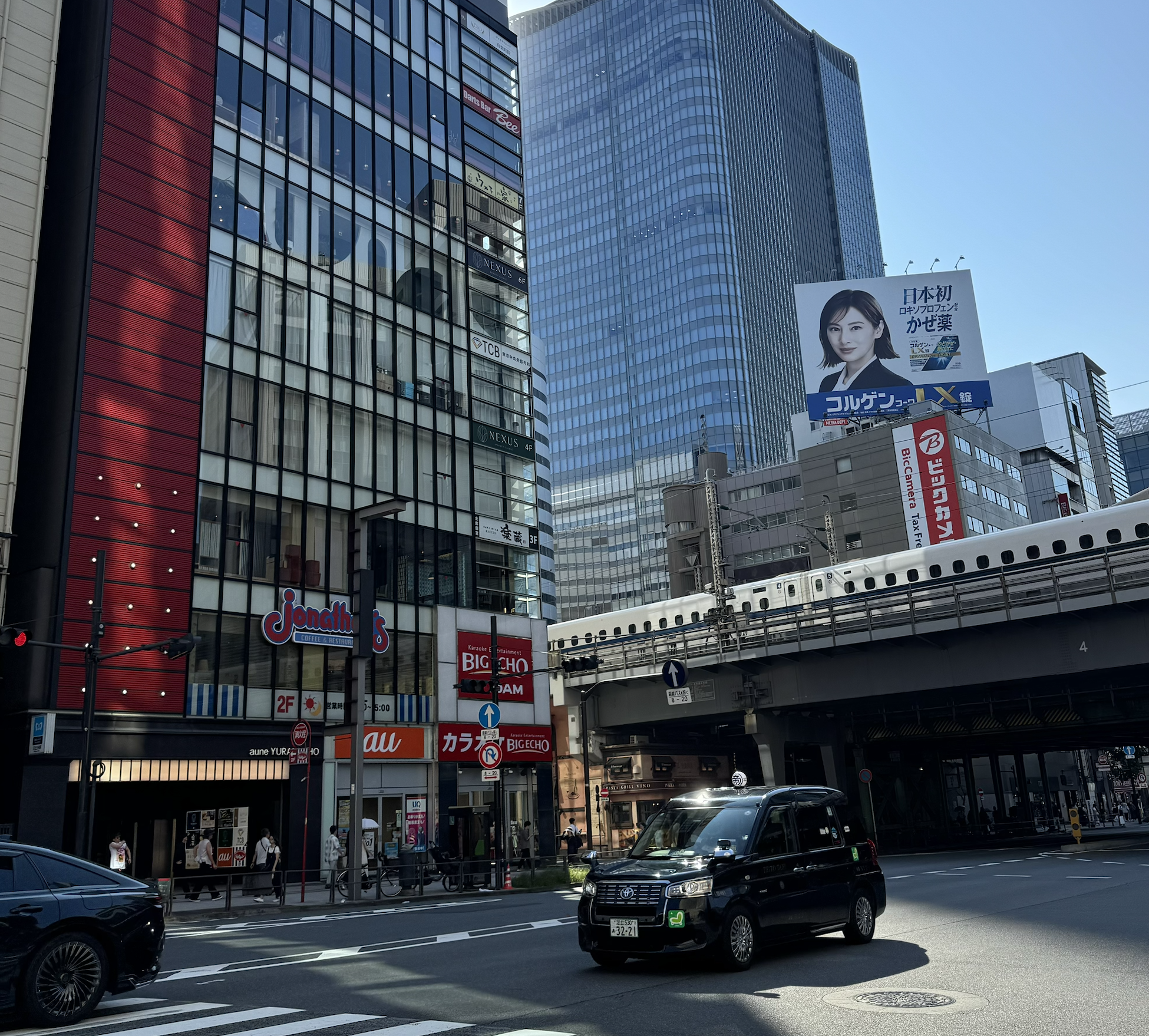 도쿄 긴자 길거리 풍경