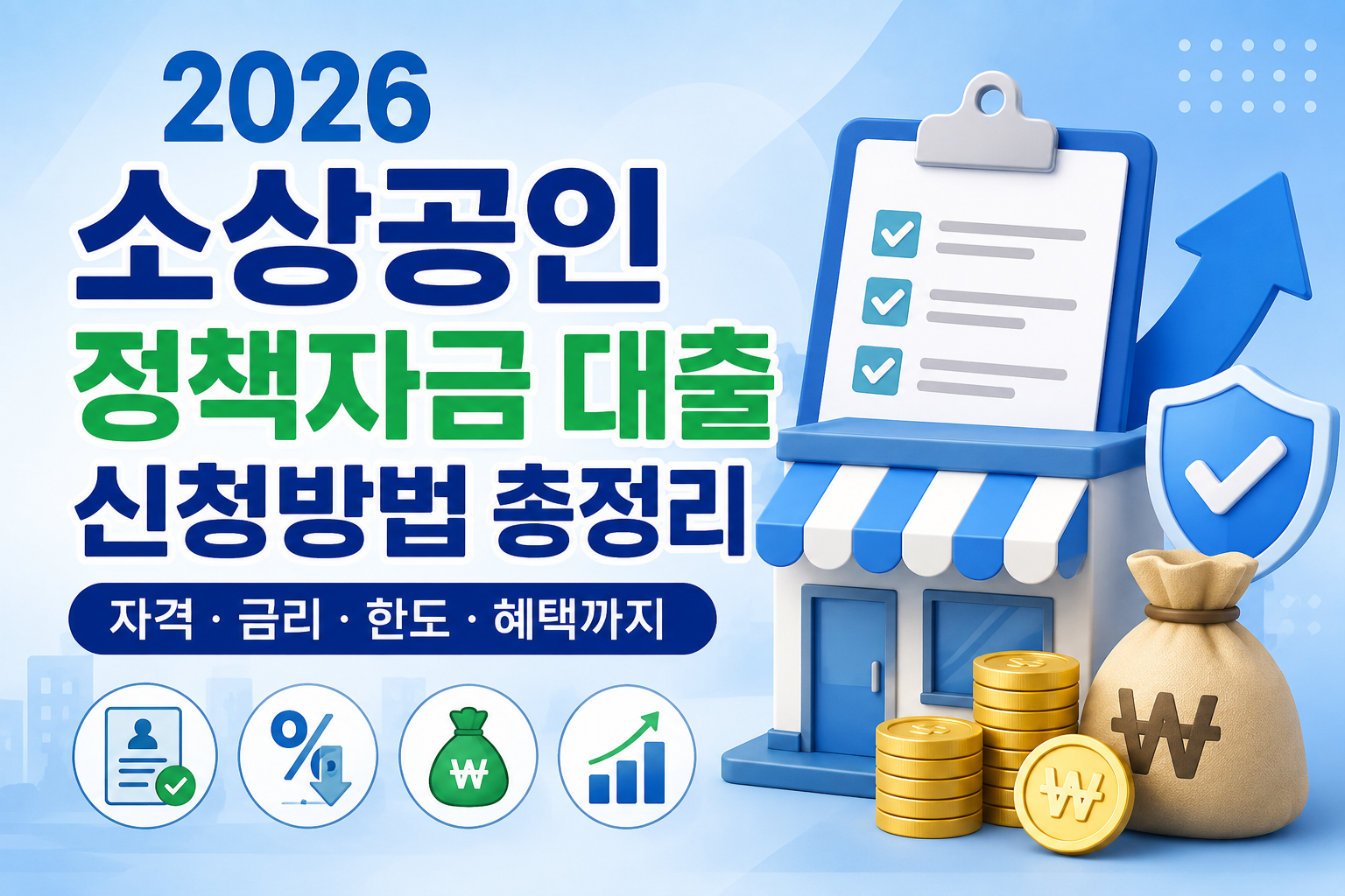 2026 소상공인 정책자금 대출 신청방법 총정리|자격·금리·한도·혜택까지 관련 사진