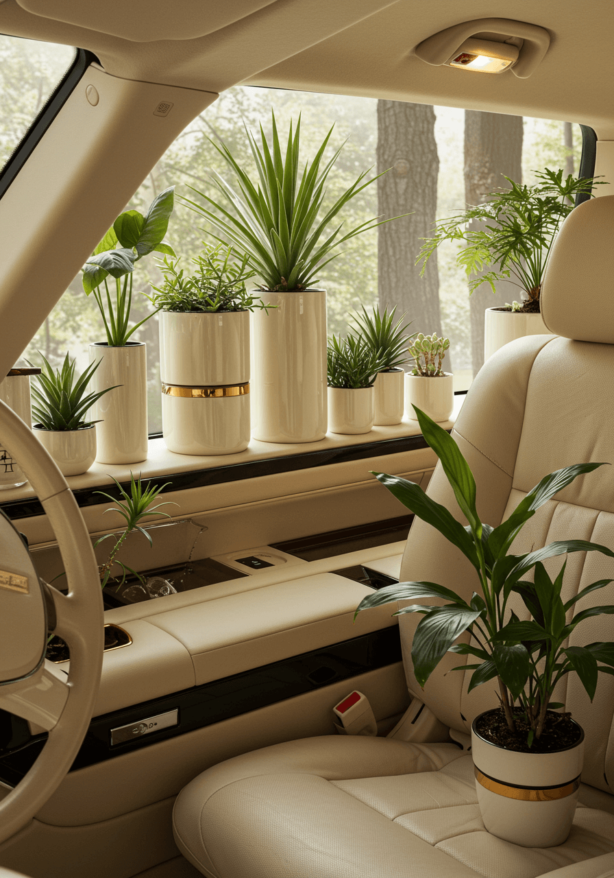자동차 실내 공기 정화에 좋은 식물 TOP 7