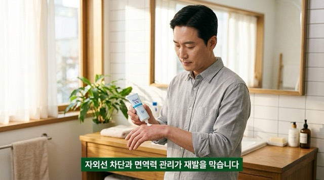 사마귀 치료 후 면역력 관리 자외선차단 개인도구 만지지않기 상세