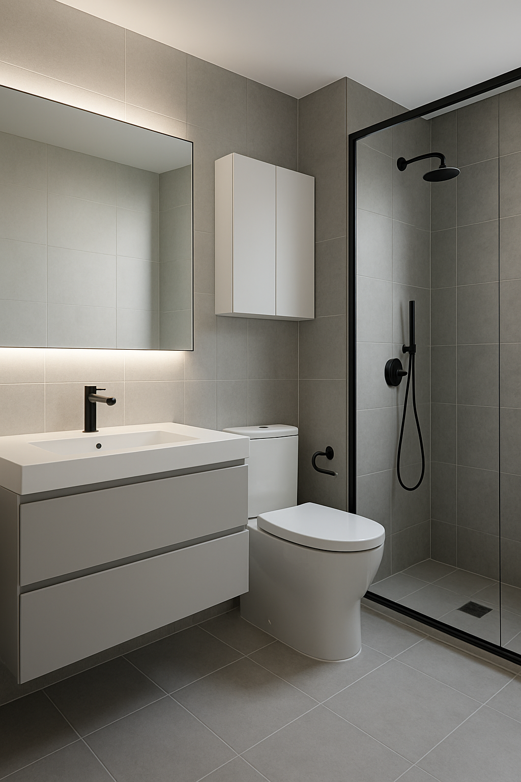 모던 욕실 인테리어