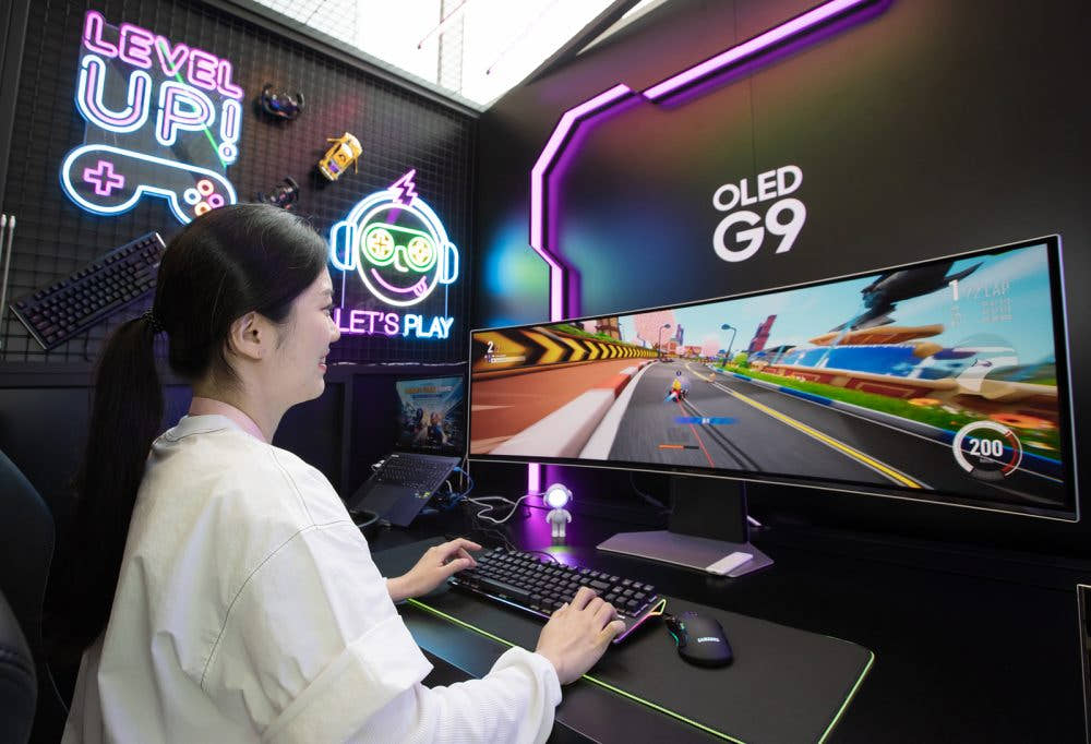 삼성 강남에서 삼성 오디세이 OLED G9 체험