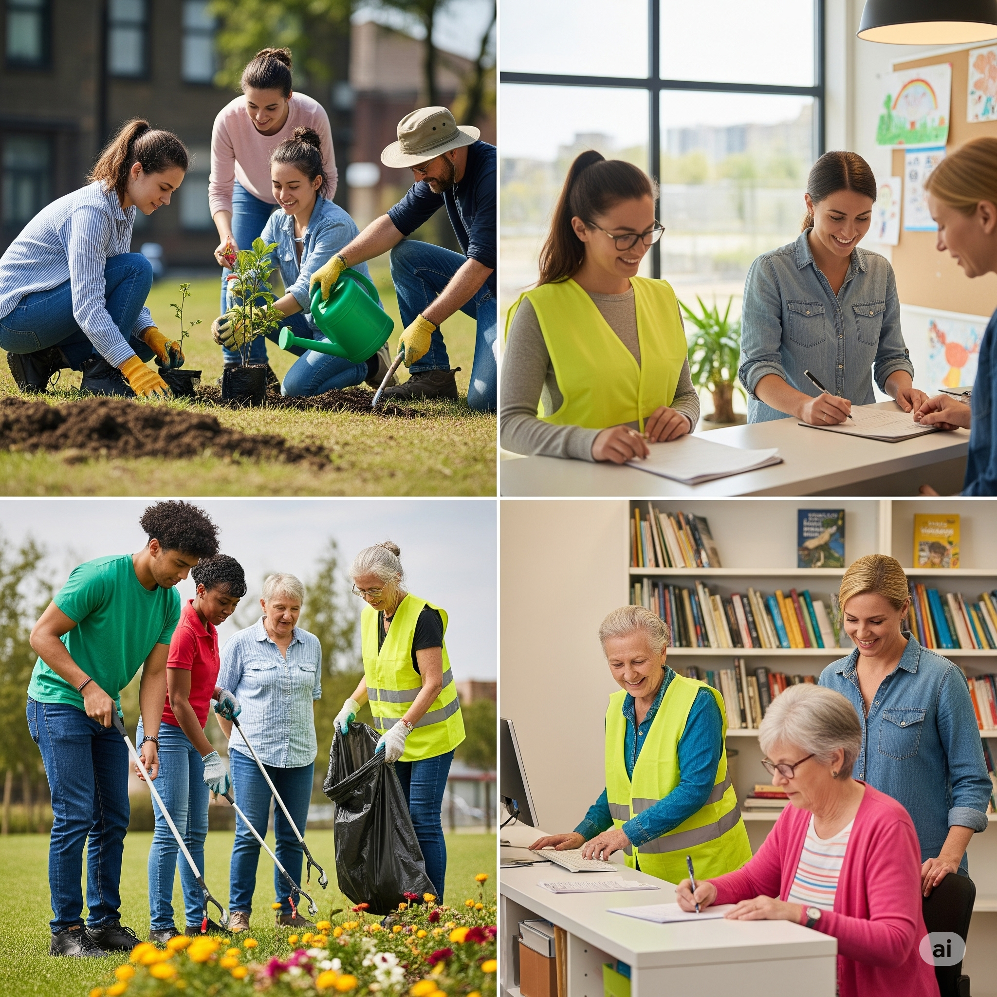 공공근로 프로그램 참여
