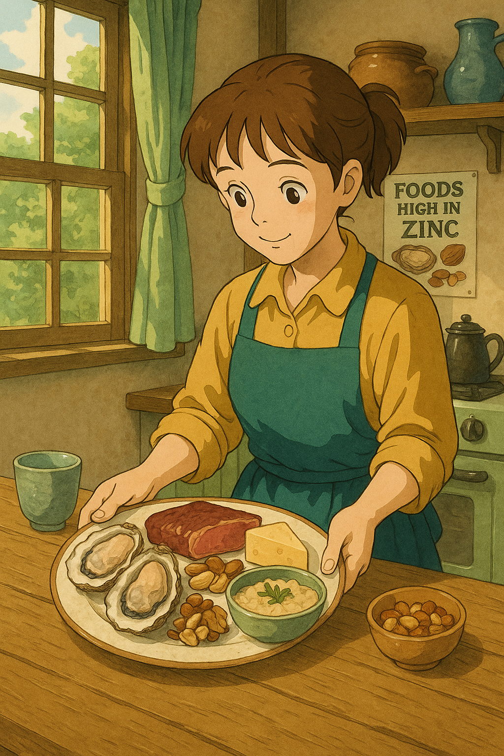 건강 식단을 정성스럽게 차리는 사람