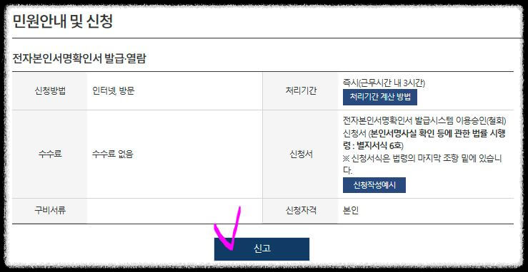 인감증명서 등록 및 발급, 인감 변경