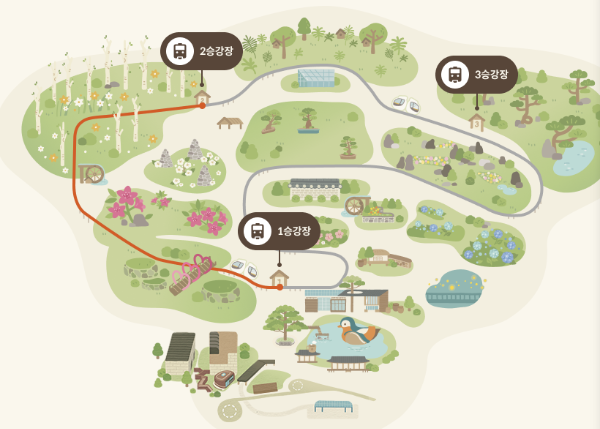 화담숲 모노레일