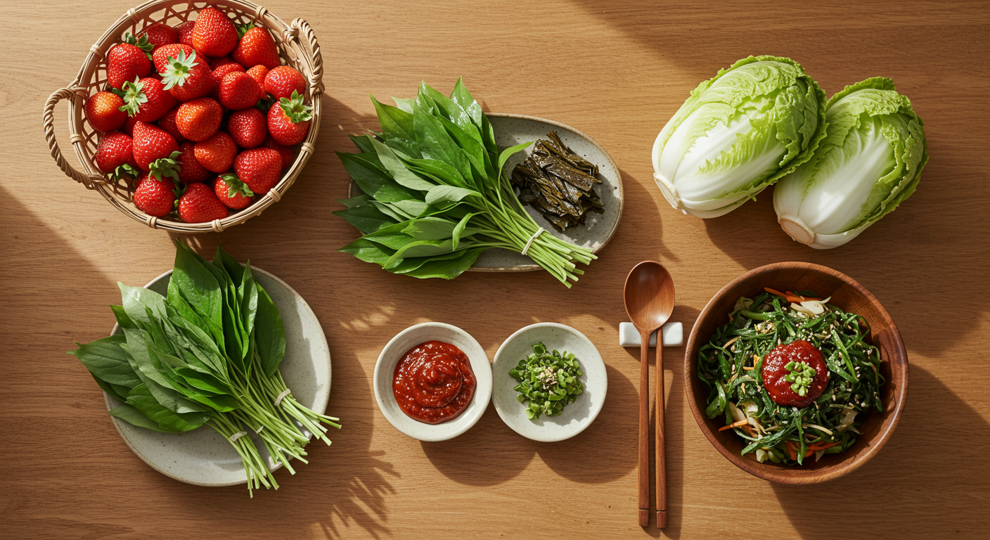 4월 제철 음식 총정리 🍓🌿 지금 꼭 먹어야 할 건강한 봄 제철 식재료!