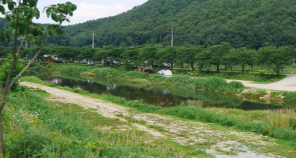 캠핑카 여행지추천 천안 북면 야영장