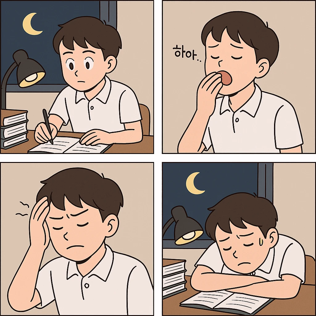 수험생-힘든-공부-네컷만화