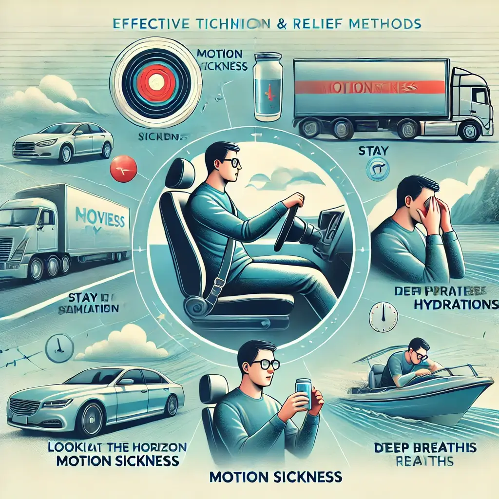 멀미 예방과 대처 방법