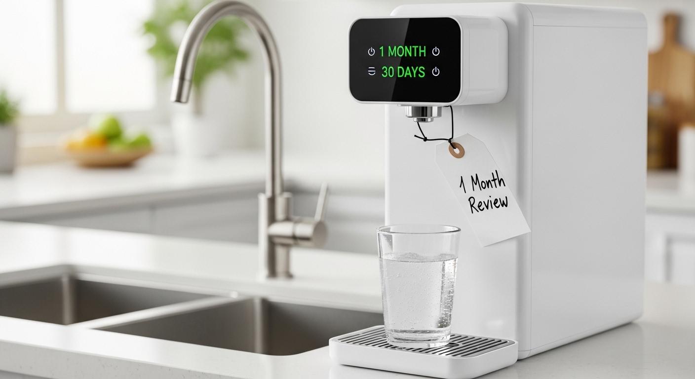 방문관리 직수형 정수기 1달 사용 후기