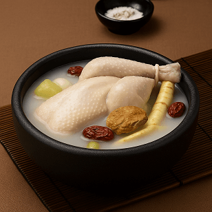 상황버섯 삼계탕