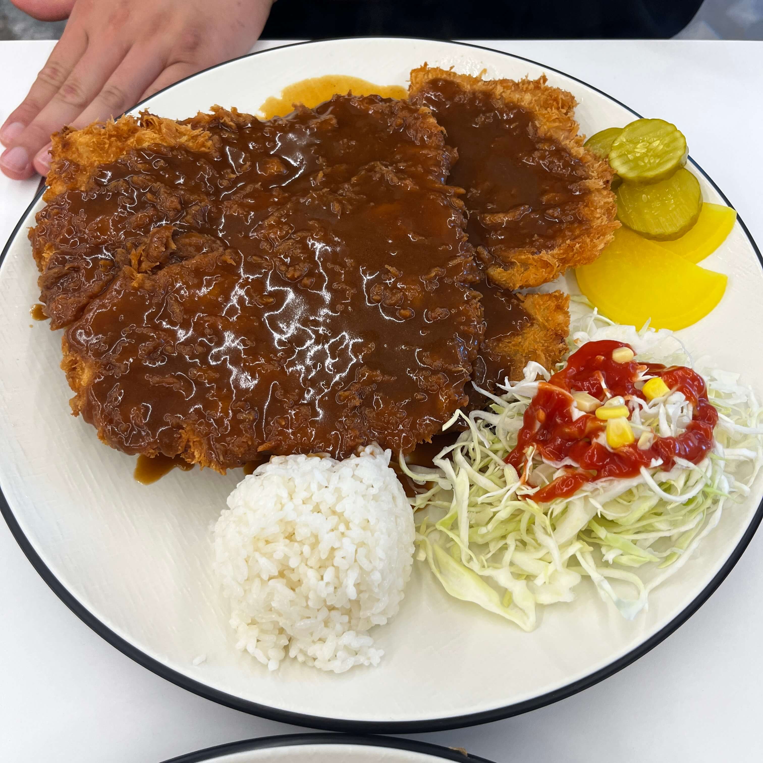 왕돈가스 부먹 버전 사진