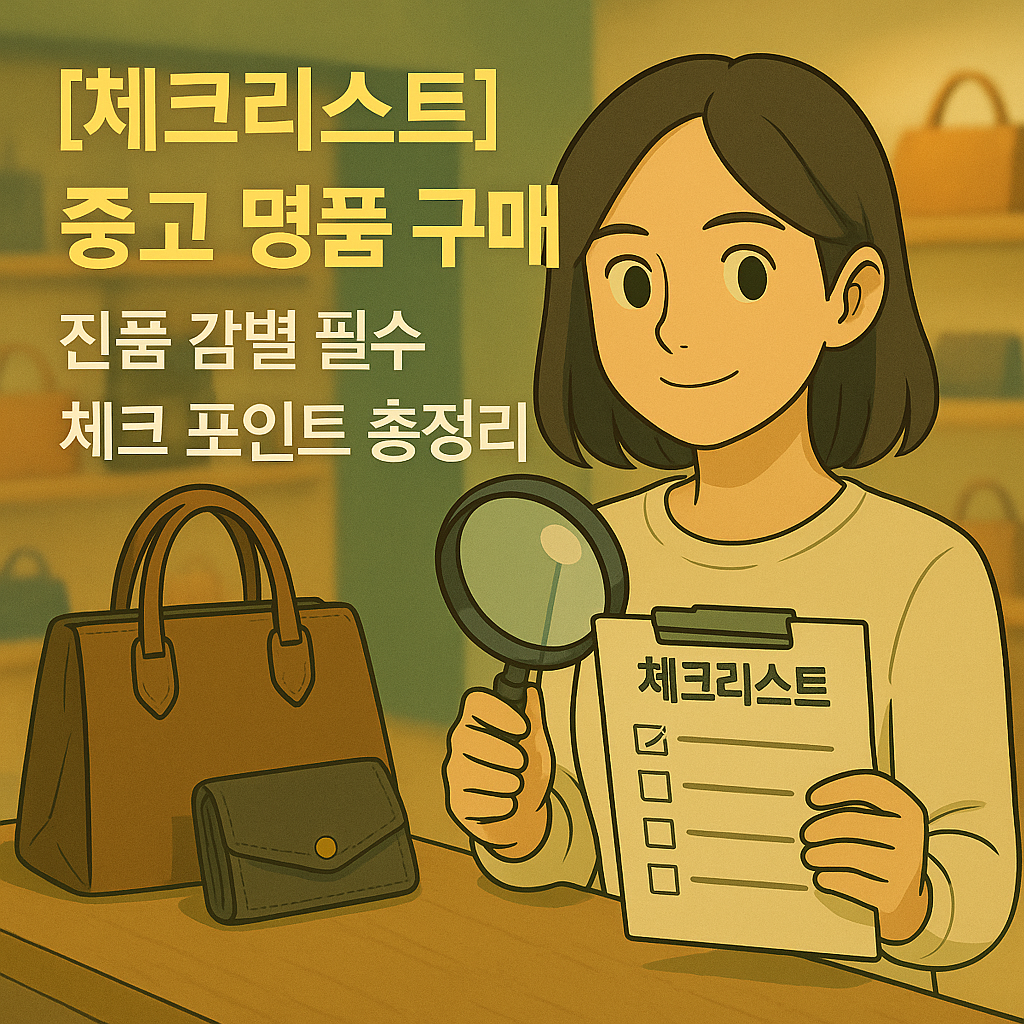 [체크리스트] 중고 명품 구매 ｜ 진품 감별 필수 체크 포인트 총정리