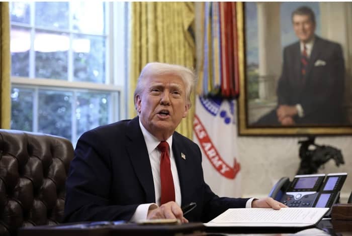 President Trump has said banks denied him accounts after his first term. Photo: Win McNamee/Getty Images