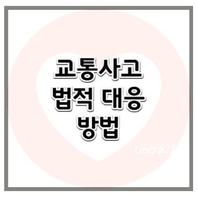 교통사고 발생 시 법적 대응 방법 (2025년 기준)