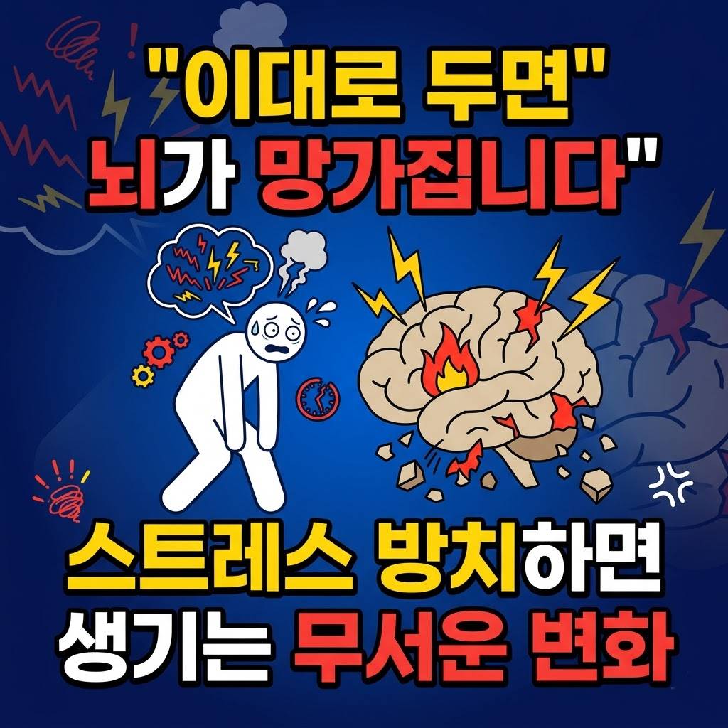 "이대로 두면 뇌가 망가집니다" 스트레스 방치하면 생기는 무서운 변화