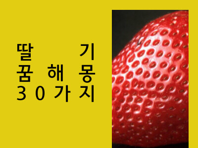 딸기꿈해몽