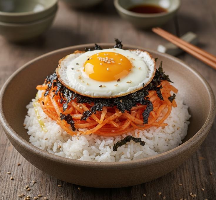 무생채 비빔밥