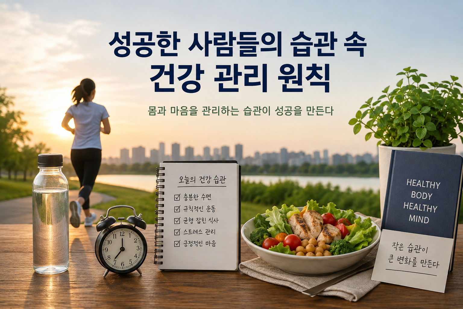 성공한 사람들의 습관 속 건강 관리 원칙