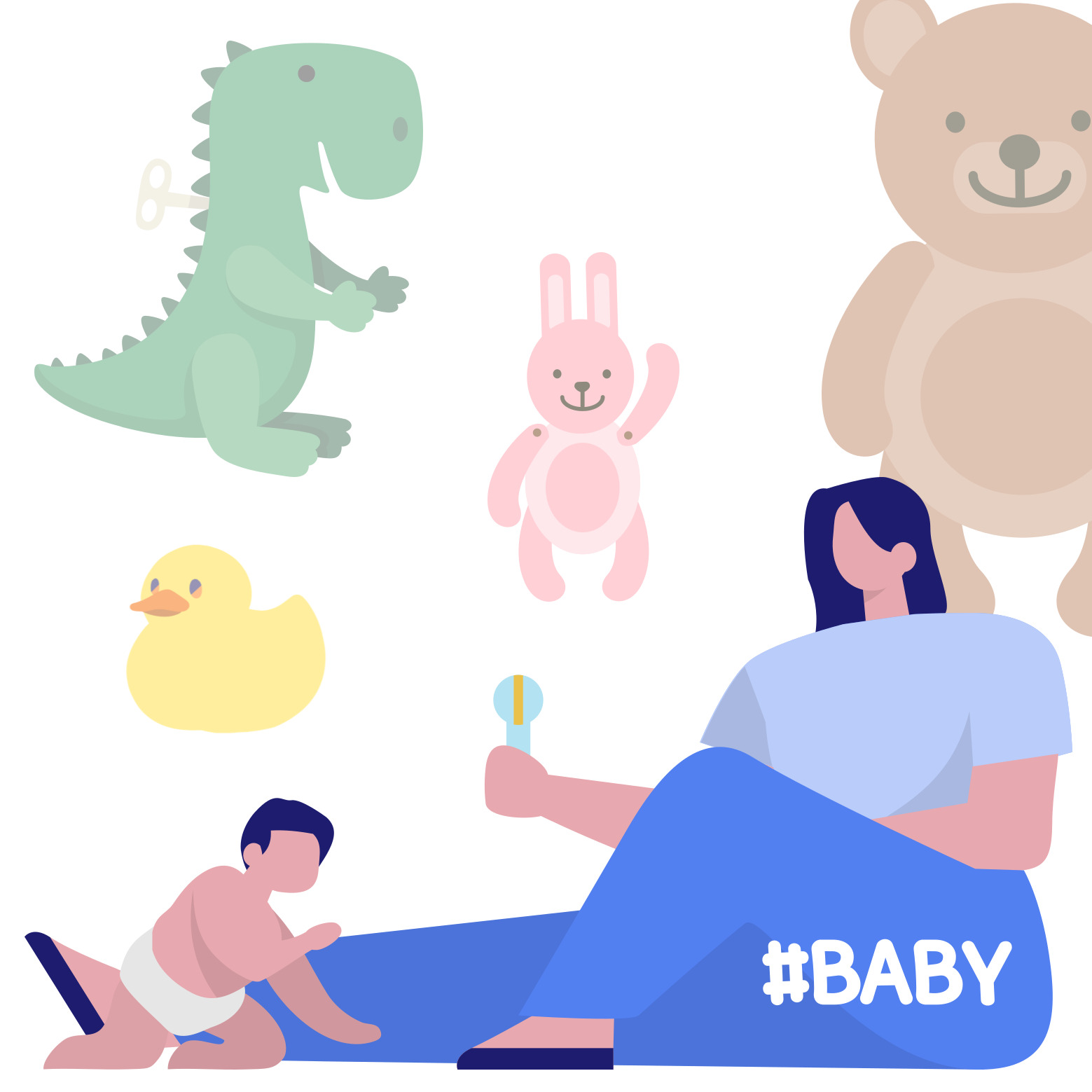 신생아 아기 장난감 부모 놀이 자극