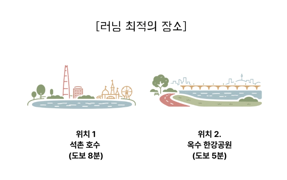 올림픽공원 러닝&amp;사우나,석촌호수 러닝&amp;사우나