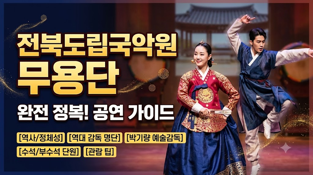 전북도립국악원 무용단 완전 정복: 역사, 역대 감독, 현재 규모 및 관람 팁 총정리