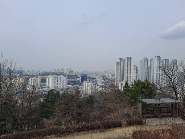 수봉산에서 바라다 본 제물포