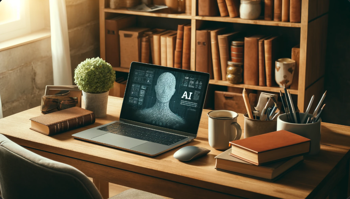 편안하고 따뜻한 홈 오피스에서의 AI 작업 환경