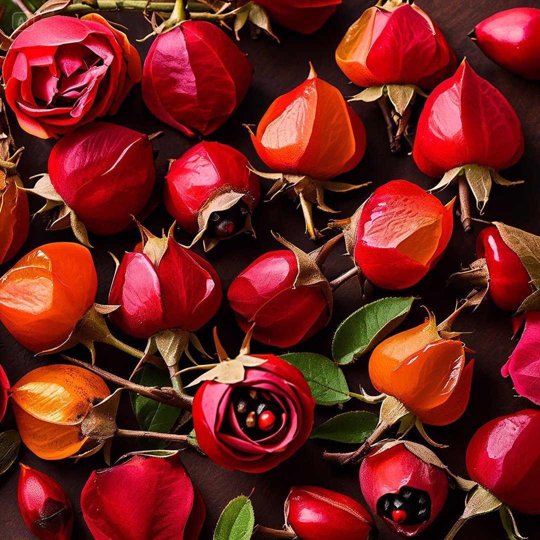 레드로즈 힙: 비타민 C, 피부 건강, 차 레시피