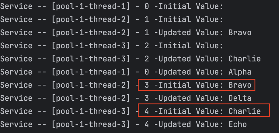 쓰레드로컬 스레드풀 문제점