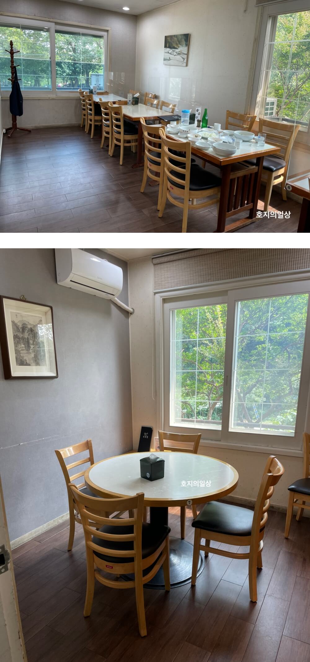 안동국시 소호정 분당점 - 매장 홀 좌석 모습