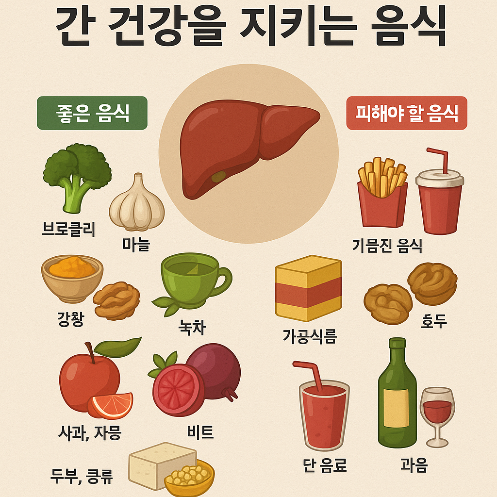간 건강을 지키는 음식
