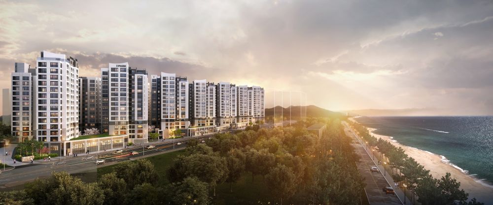 강릉 오션시티 아이파크 투시도&#44; HDC현대산업개발