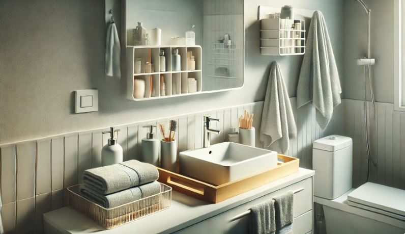 세면대 주변 & 욕실 소품 정리법