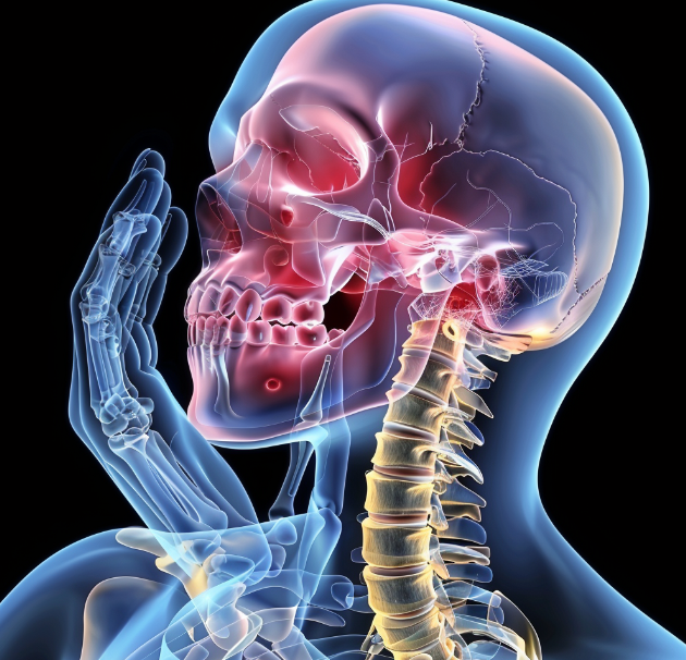 턱 밑 관절 통증