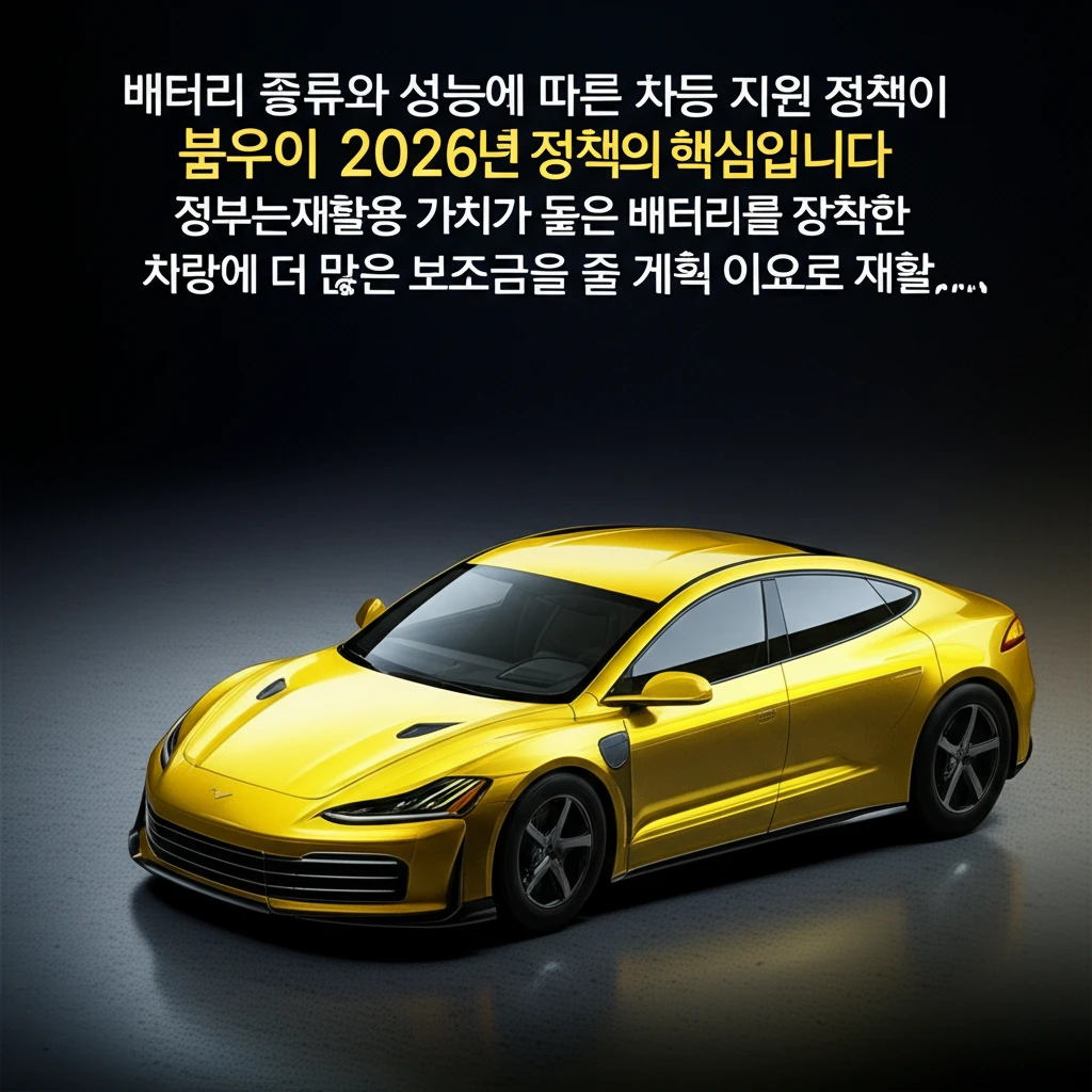 2026년 전기차 보조금 100% 받..