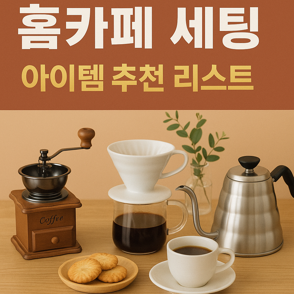 홈카페 세팅 아이템