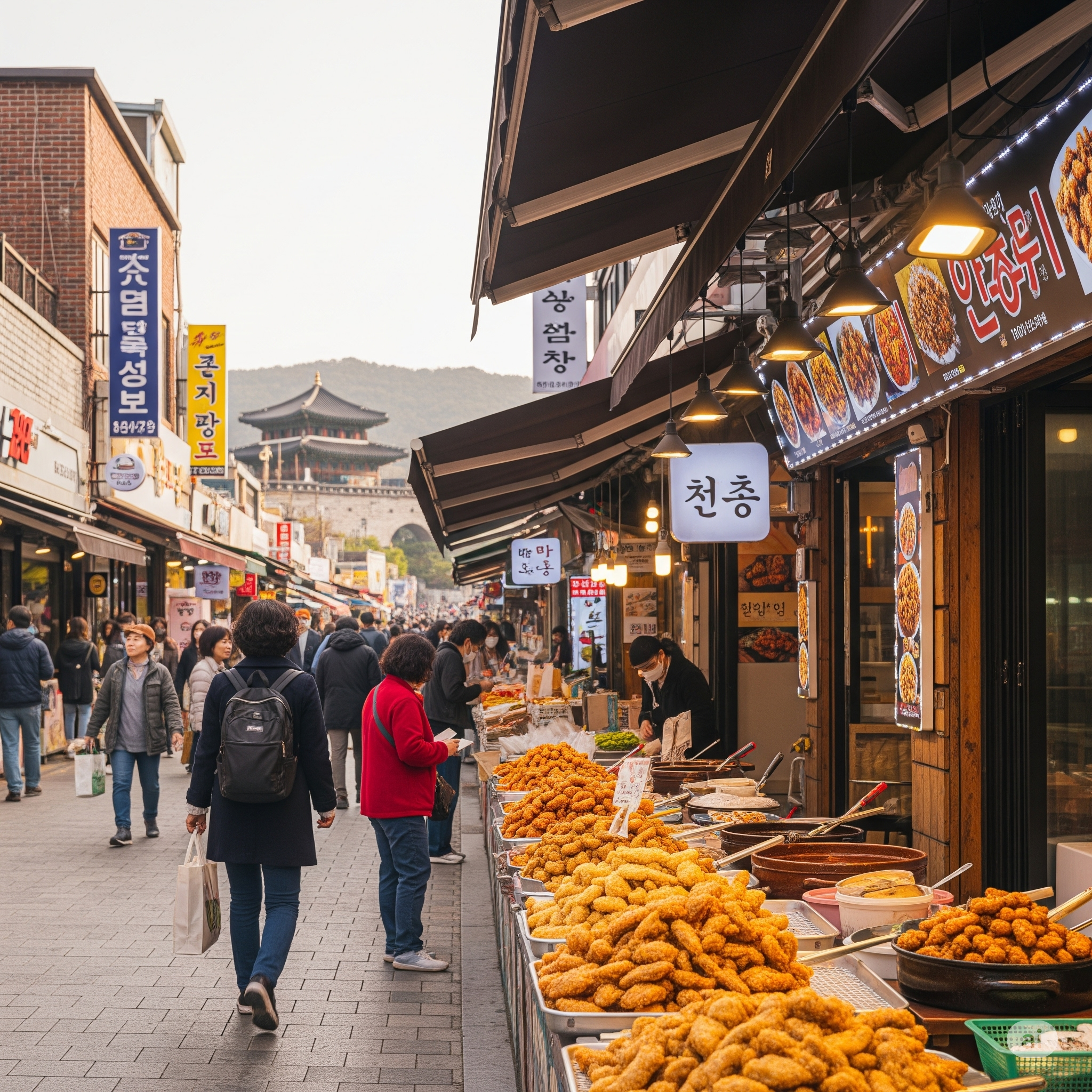 시장 먹방부터 감성 카페까지! 수원에서 즐기는 완벽한 하루 코스!