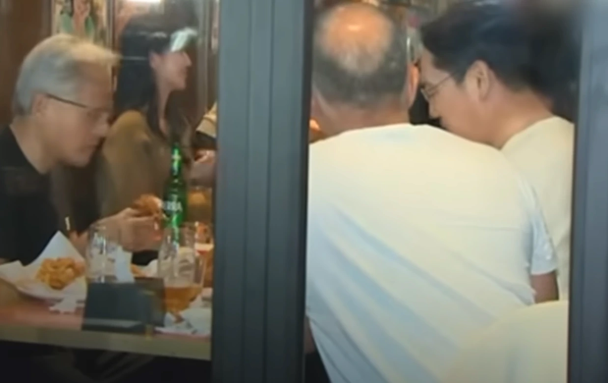 엔비디아-창업자-젠슨황-깐부치킨-방문-사진