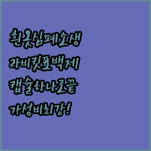 흰 옷 빨래 필수템 라비킷 쏙터블 캡..