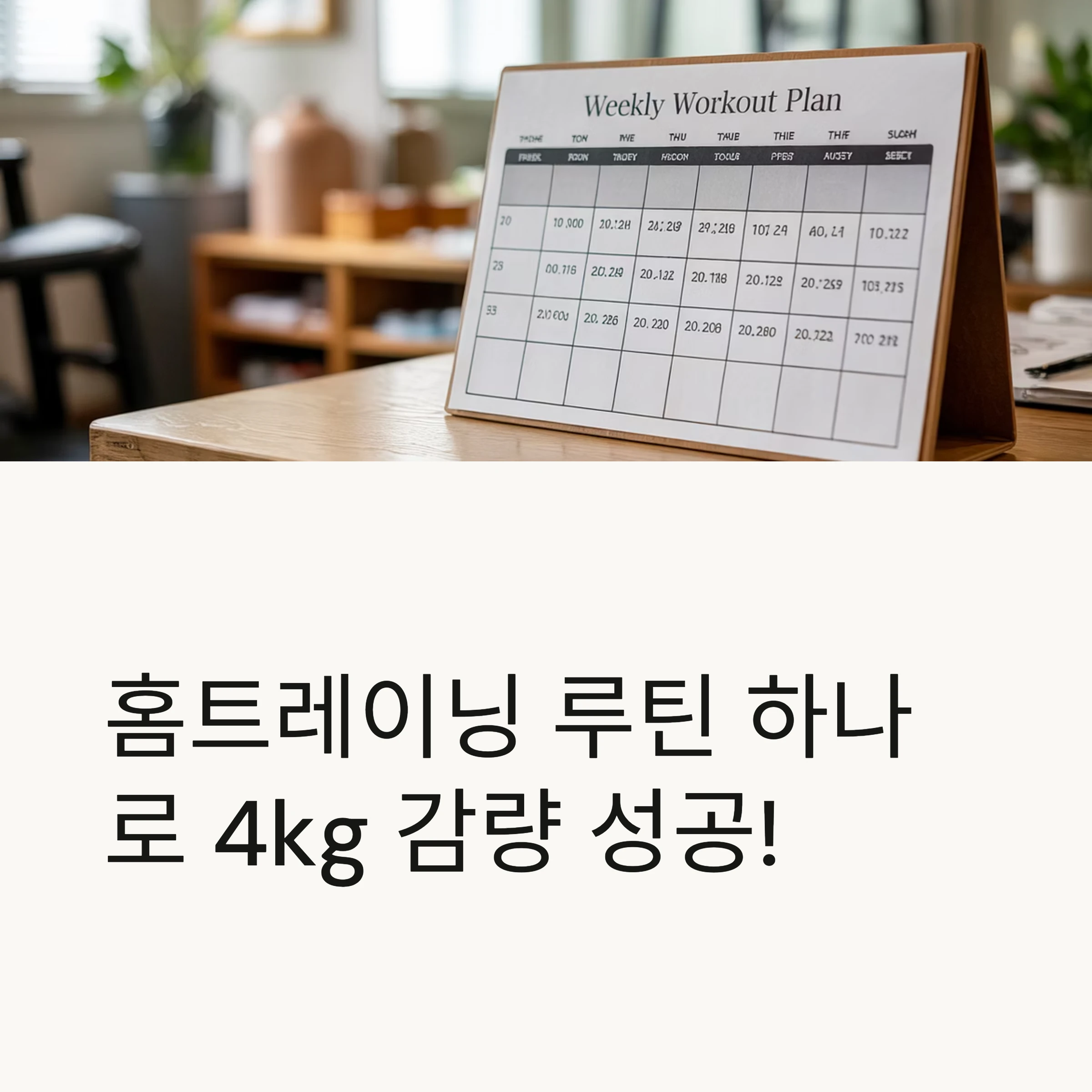홈트레이닝루틴
