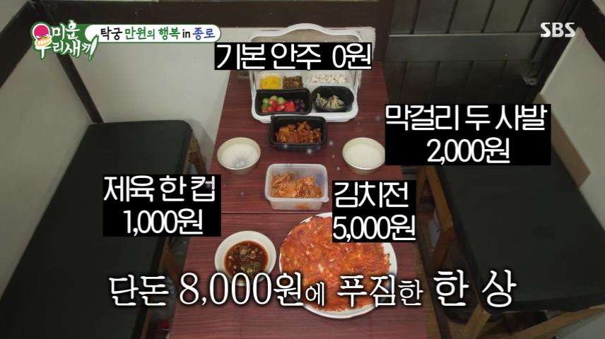 미운우리새끼 미우새 종로 탑골공원 낙원상가 1천원 막걸리 한사발 안주 포함 맛집