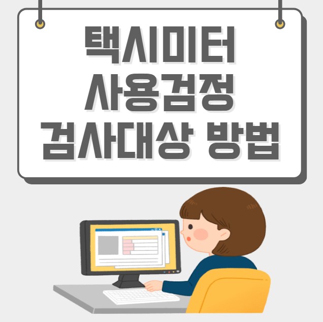 택시미터 사용검정 미터기 검사대상 방법