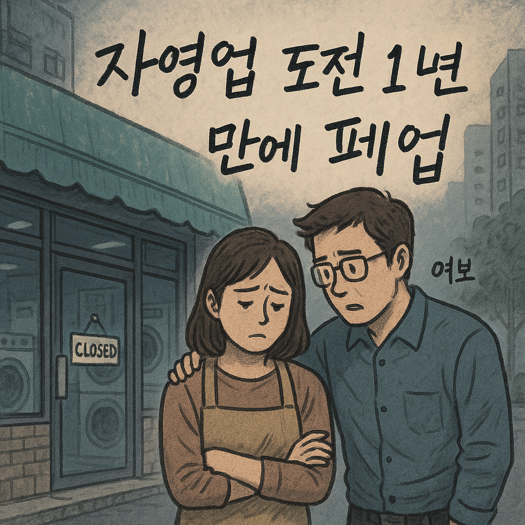 세탁소 창업 1년, 우리는 왜 자영업을 포기했을까