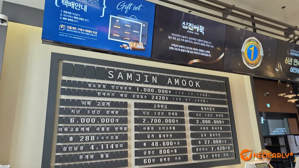 연간 100만 명이 찾는다는 삼진어묵 영도본점