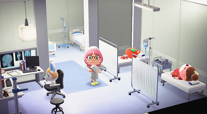 동물의숲 해피홈 파라다이스 병원만들기