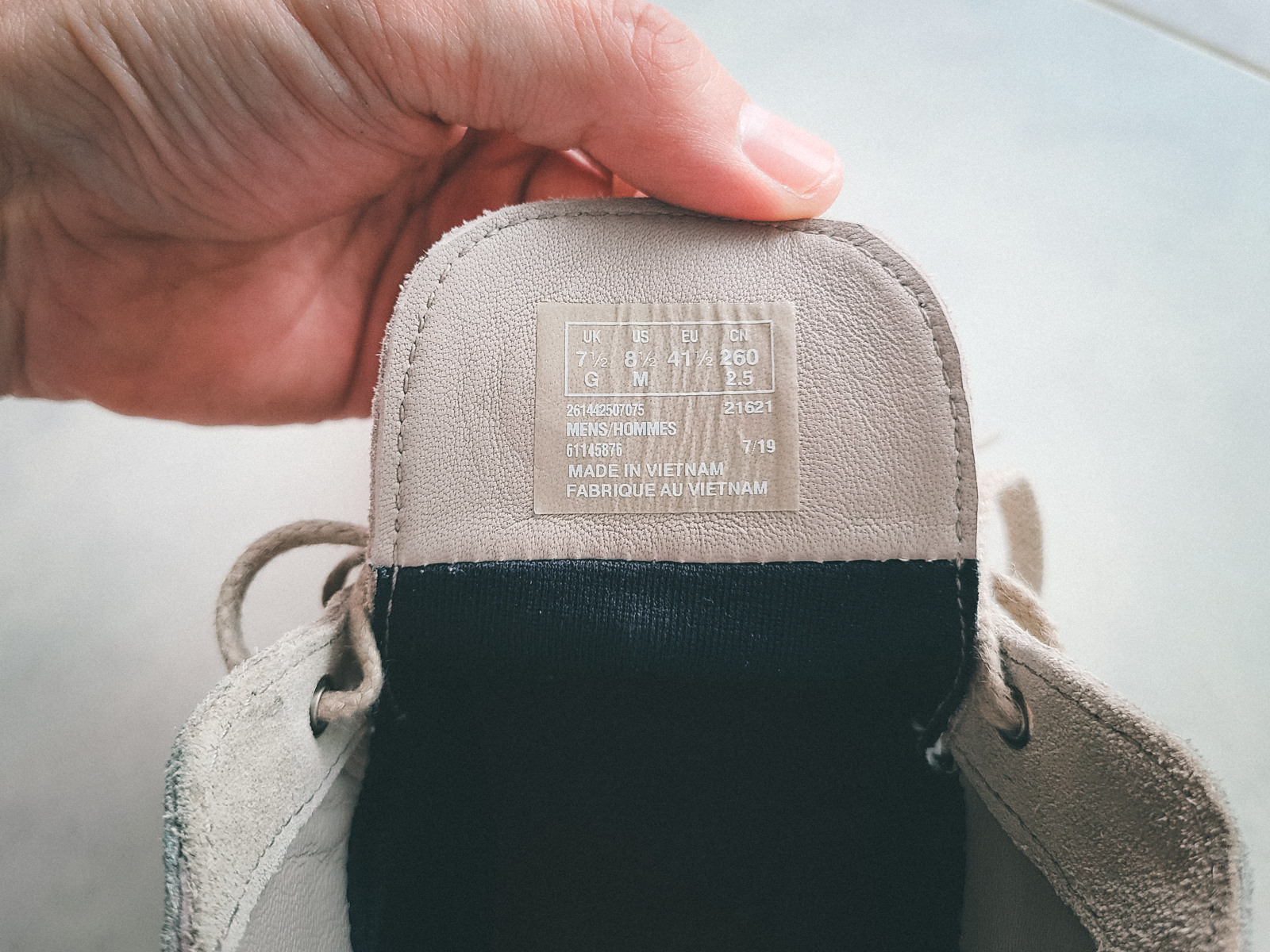 텅 안 쪽 사이즈 스티커