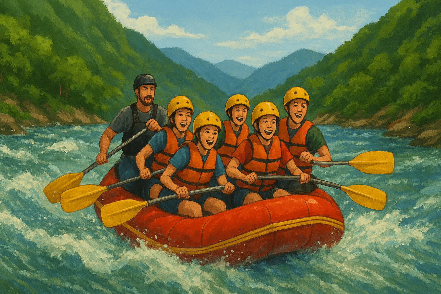 내린천 래프팅, 한국 급류에서의 짜릿한 모험