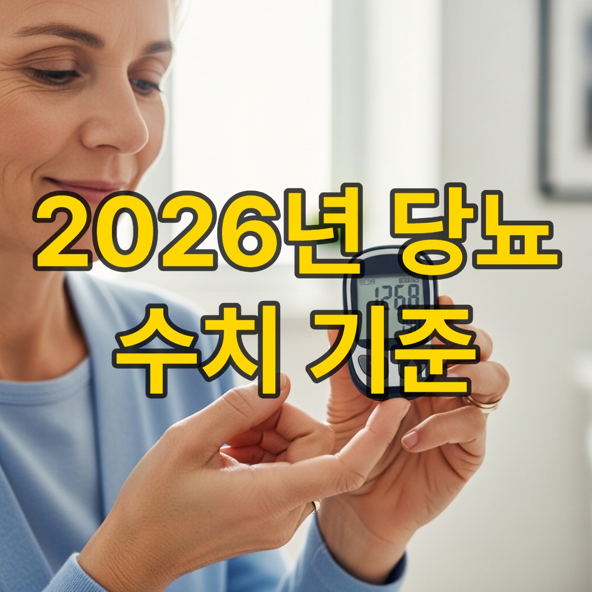 당뇨 수치 기준